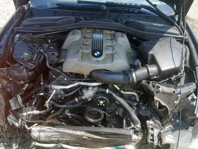 WBAEH73424B190462 - 2004 BMW 645 CI AUT BLACK photo 7