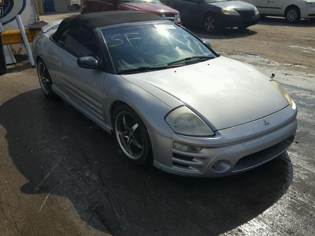 4A3AE55H43E044203 - 2003 MITSUBISHI ECLIPSE SP SILVER photo 1