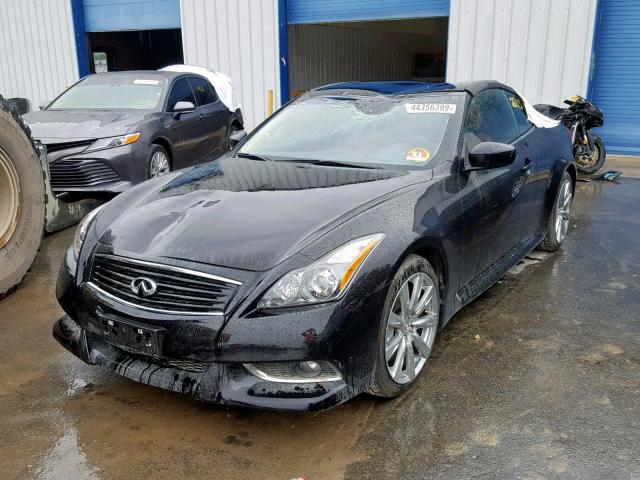 JN1CV6FE2BM950332 - 2011 INFINITI G37 BASE BLACK photo 2