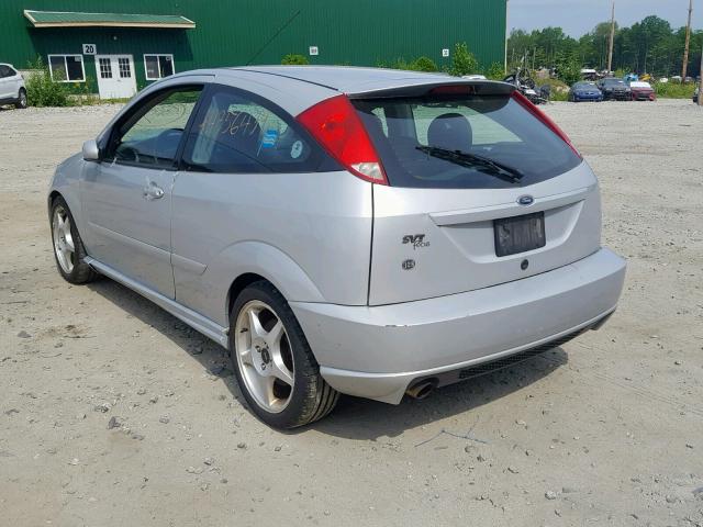 3FAHP39543R188174 - 2003 FORD FOCUS SVT SILVER photo 3