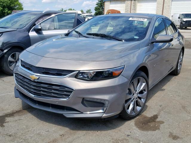 1G1ZH5SX1HF255040 - 2017 CHEVROLET MALIBU PRE GRAY photo 2