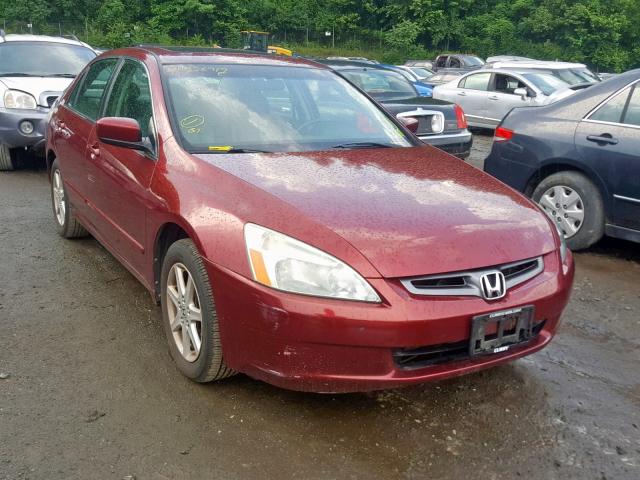 1HGCM66513A087169 - 2003 HONDA ACCORD RED photo 1