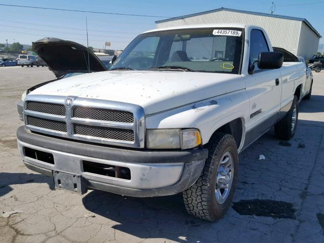 1B7JC26T7TS713737 - 1996 DODGE RAM 2500 WHITE photo 2