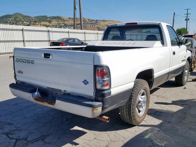 1B7JC26T7TS713737 - 1996 DODGE RAM 2500 WHITE photo 4