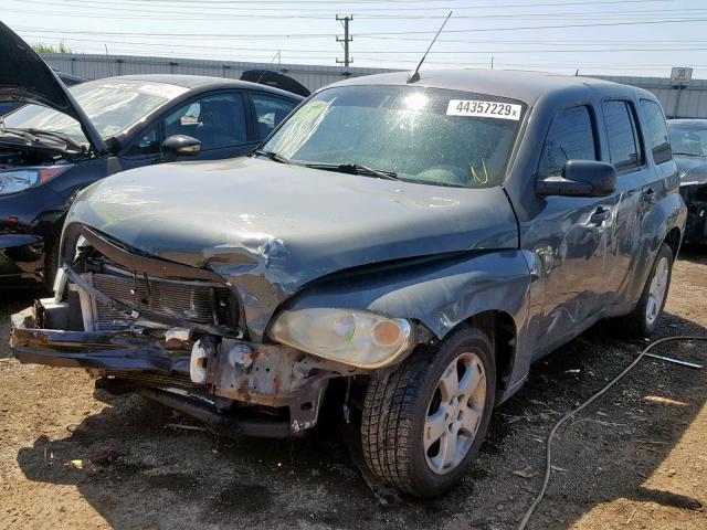 3GNCA13D48S695724 - 2008 CHEVROLET HHR LS GRAY photo 2