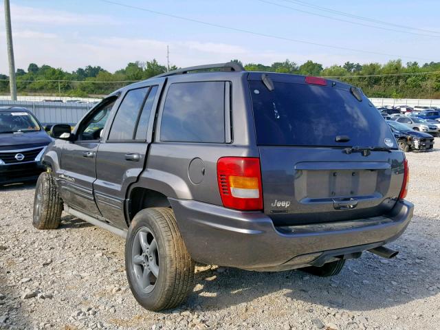 1J8GW68J12C234834 - 2002 JEEP GRAND CHER GRAY photo 3