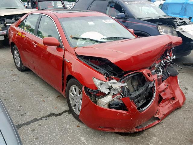 4T1BB46KX8U062234 - 2008 TOYOTA CAMRY HYBR RED photo 1