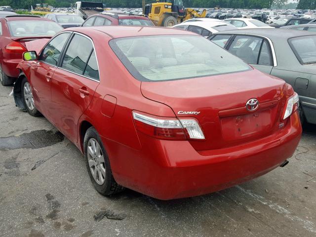 4T1BB46KX8U062234 - 2008 TOYOTA CAMRY HYBR RED photo 3