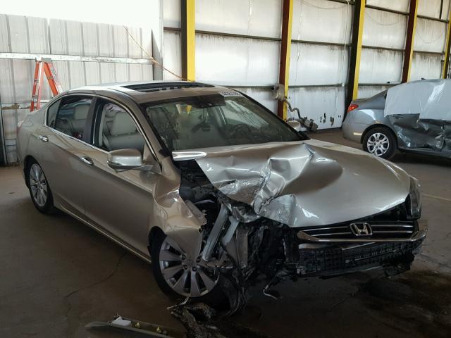 1HGCR2F89FA069012 - 2015 HONDA ACCORD EXL BROWN photo 1