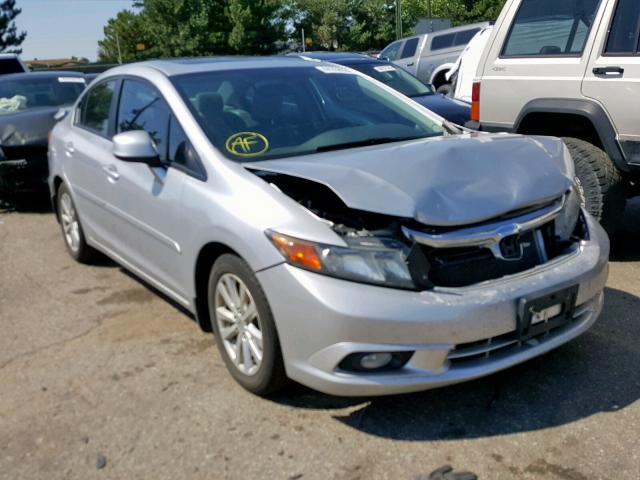 19XFB2F93CE007560 - 2012 HONDA CIVIC EXL 银色 照片 1