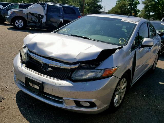 19XFB2F93CE007560 - 2012 HONDA CIVIC EXL 银色 照片 2