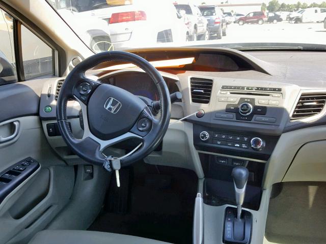 19XFB2F93CE007560 - 2012 HONDA CIVIC EXL 银色 照片 9