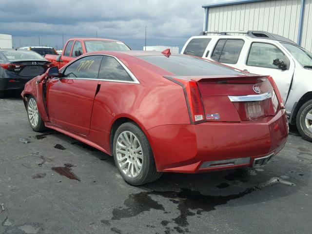 1G6DS1E37C0147086 - 2012 CADILLAC CTS PREMIU RED photo 3