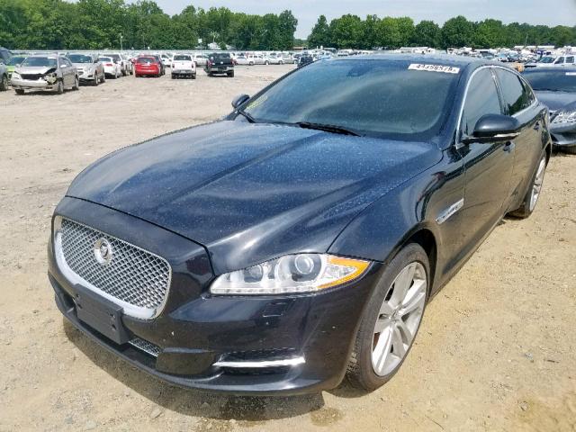 SAJWA2GB4CLV30583 - 2012 JAGUAR XJL BLACK photo 2