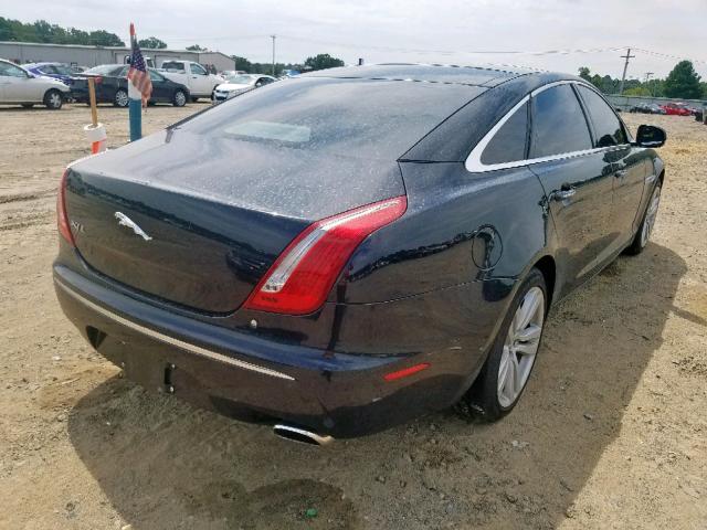 SAJWA2GB4CLV30583 - 2012 JAGUAR XJL BLACK photo 4