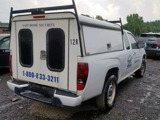 1GCCS19E998148061 - 2009 CHEVROLET COLORADO WHITE photo 4