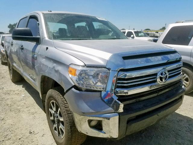 5TFDY5F17HX614652 - 2017 TOYOTA TUNDRA CRE SILVER photo 1