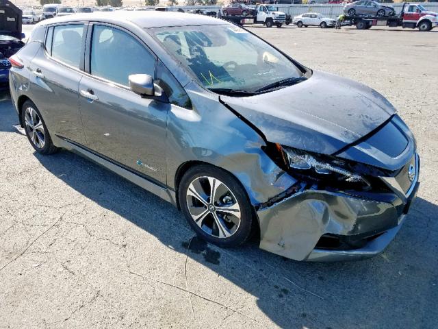 1N4AZ1CP5JC301832 - 2018 NISSAN LEAF S GRAY photo 1