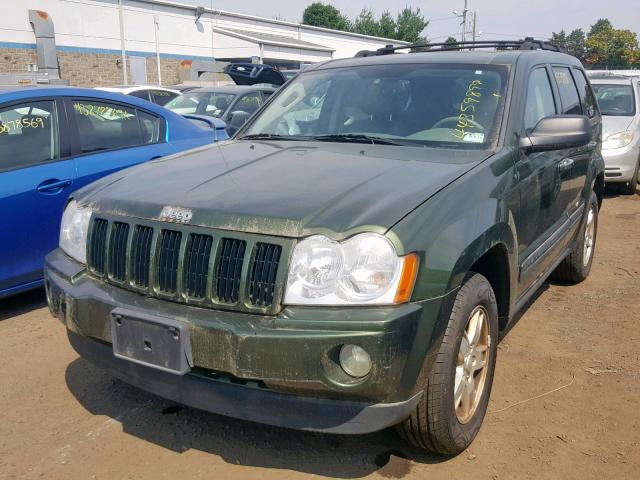 1J4GR48K06C310166 - 2006 JEEP GRAND CHER GREEN photo 2