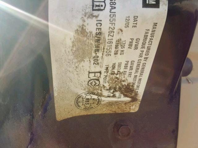 1G8AJ55F26Z161556 - 2006 SATURN ION LEVEL GREEN photo 10