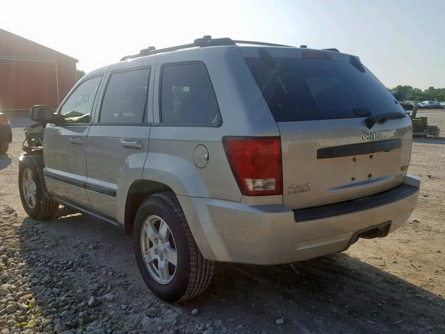 1J8GR48KX7C623824 - 2007 JEEP GRAND CHER SILVER photo 3