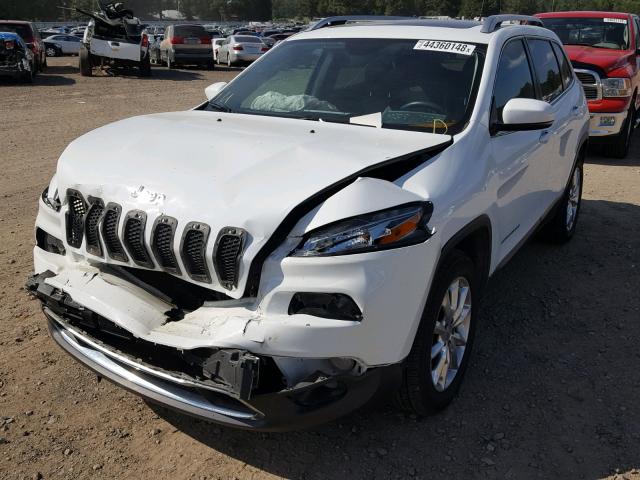 1C4PJMDS0EW185069 - 2014 JEEP CHEROKEE L WHITE photo 2