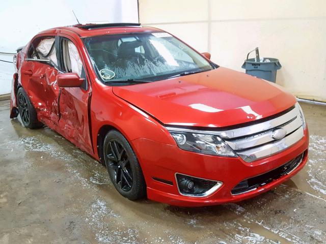 3FAHP0JA1AR181364 - 2010 FORD FUSION SEL MAROON photo 1