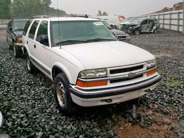 1GNDT13W71K192593 - 2001 CHEVROLET BLAZER WHITE photo 1