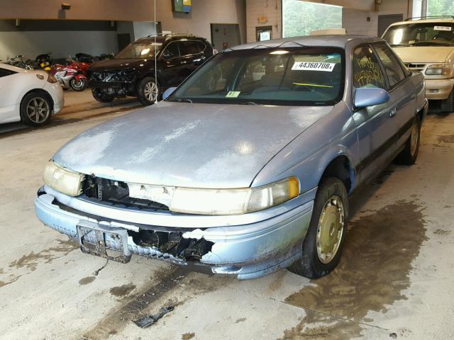 1MELM5049SA622920 - 1995 MERCURY SABLE GS BLUE photo 2