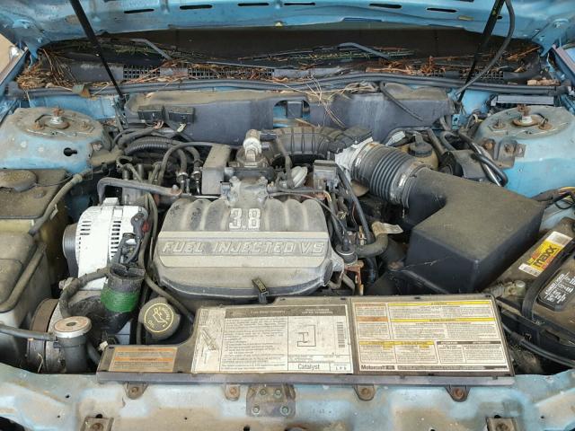 1MELM5049SA622920 - 1995 MERCURY SABLE GS BLUE photo 7