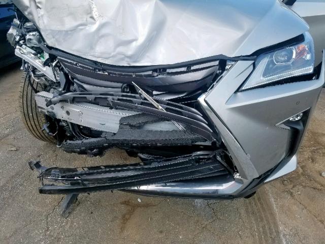 JTJGZKCA0K2012478 - 2019 LEXUS RX 350 L SILVER photo 7