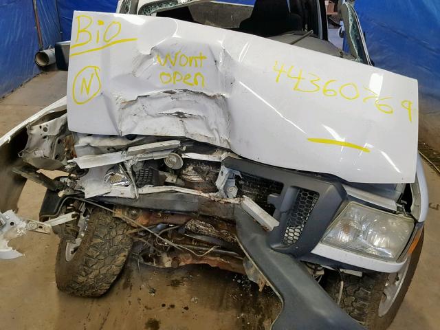 1FTYR15E17PA47882 - 2007 FORD RANGER SUP WHITE photo 7