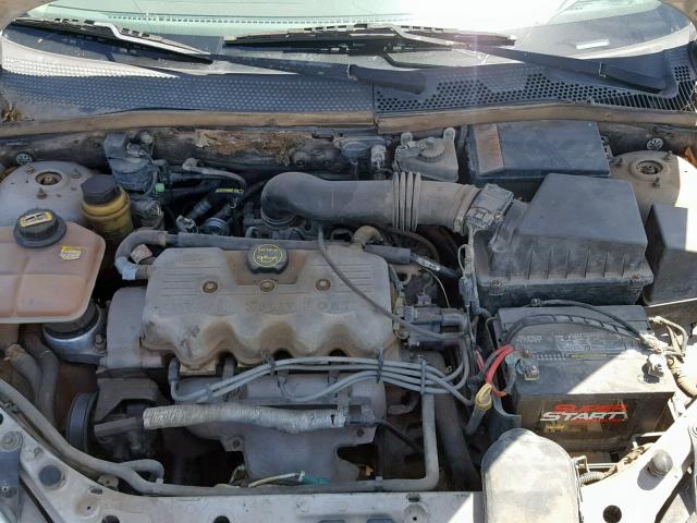 1FAFP33P42W176281 - 2002 FORD FOCUS LX GRAY photo 7