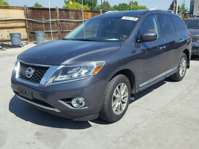 5N1AR2MM3EC729520 - 2014 NISSAN PATHFINDER გრაფიტი ფოტო 2
