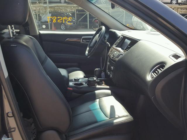 5N1AR2MM3EC729520 - 2014 NISSAN PATHFINDER გრაფიტი ფოტო 5