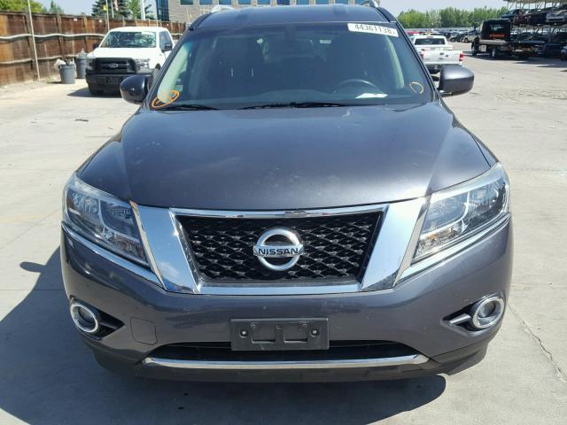 5N1AR2MM3EC729520 - 2014 NISSAN PATHFINDER გრაფიტი ფოტო 9