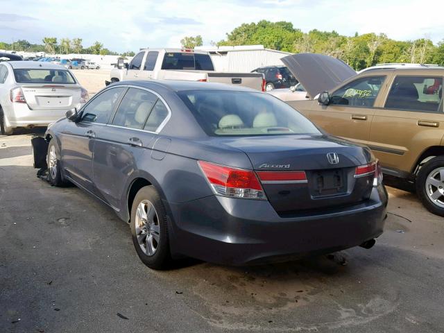 1HGCP2F41CA020224 - 2012 HONDA ACCORD LXP GRAY photo 3