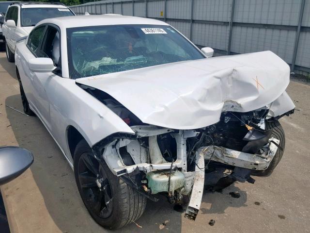 2C3CDXHGXHH617445 - 2017 DODGE CHARGER SX WHITE photo 1