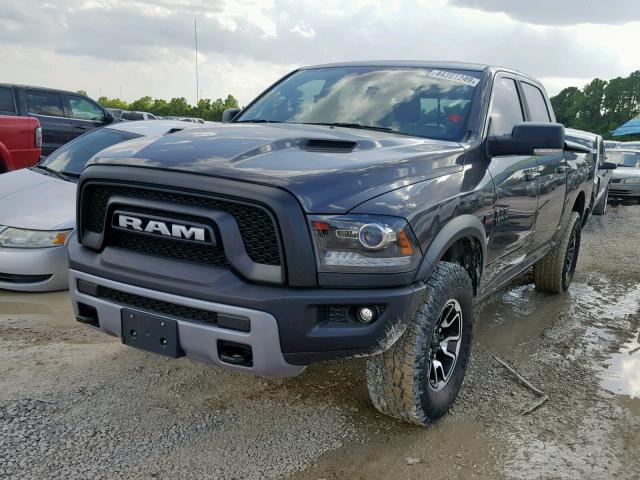 1C6RR7YT9JS110174 - 2018 RAM 1500 REBEL CHARCOAL photo 2