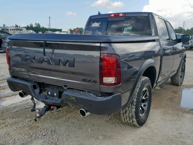 1C6RR7YT9JS110174 - 2018 RAM 1500 REBEL გრაფიტი ფოტო 4