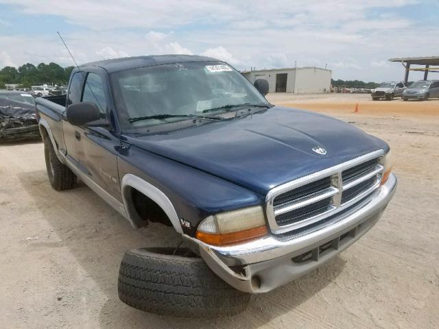 1B7GG22N9YS558427 - 2000 DODGE DAKOTA BLUE photo 1