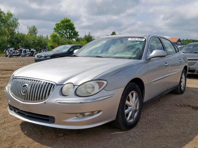 2G4WC582081164638 - 2008 BUICK LACROSSE C SILVER photo 2