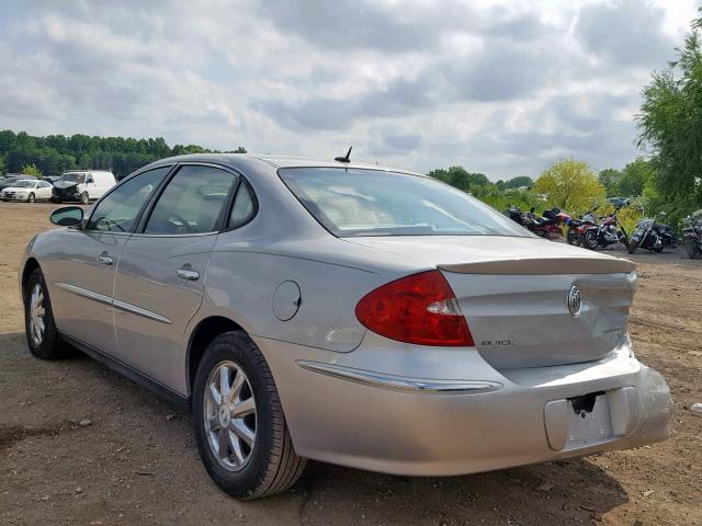 2G4WC582081164638 - 2008 BUICK LACROSSE C SILVER photo 3