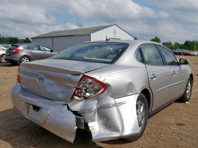 2G4WC582081164638 - 2008 BUICK LACROSSE C SILVER photo 4