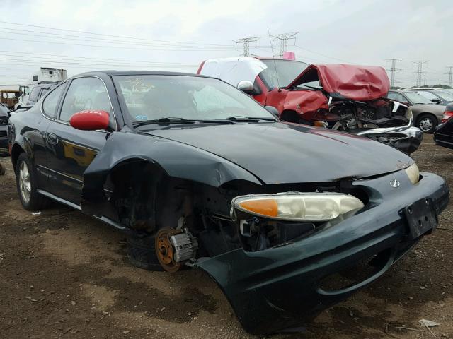 1G3NL12E21C282251 - 2001 OLDSMOBILE ALERO GL GREEN photo 1