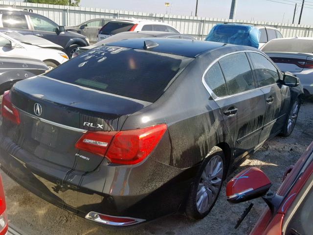 JH4KC1F9XFC001304 - 2015 ACURA RLX ADVANC BLACK photo 4