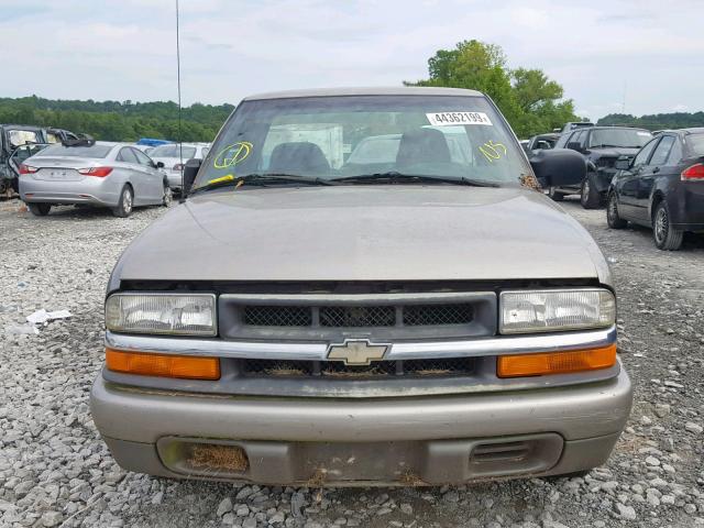 1GCCS145X1K182394 - 2001 CHEVROLET S TRUCK S1 TAN photo 9