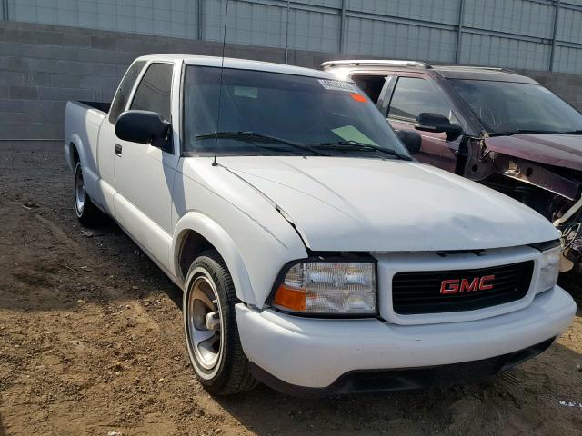 1GTCS195418196605 - 2001 GMC SONOMA WHITE photo 1