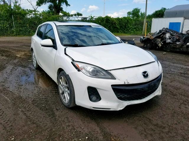 JM1BL1M57C1655699 - 2012 MAZDA 3 S WHITE photo 1