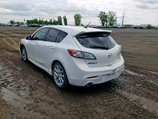 JM1BL1M57C1655699 - 2012 MAZDA 3 S WHITE photo 3